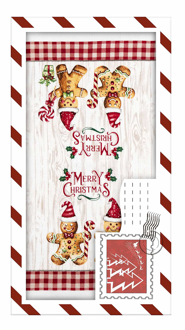 Фото - Набор полотенец Ardesto Christmas Gingerbread 38х63 см 2 шт. (ART3863HGB)