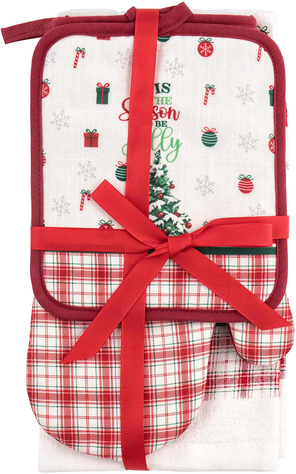 Фото - Набор полотенце + прихватка Ardesto Christmas Tree 3 шт. (ART14HTR)