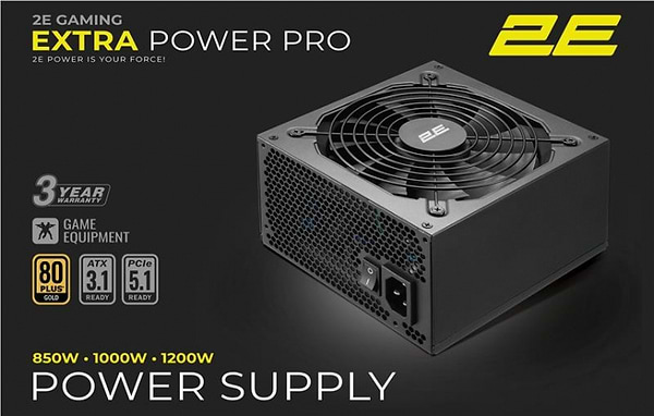 Фото - Блок живлення для ПК 2E Gaming Extra Power Pro ATX3.1 GEN5.0 1200W (2E-EP1200GMII-140)