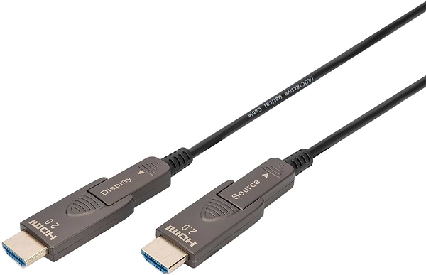 Фото - Кабель HDMI Digitus HDMI (M/M) 4K AOC 10 м Black (AK-330127-100-S)