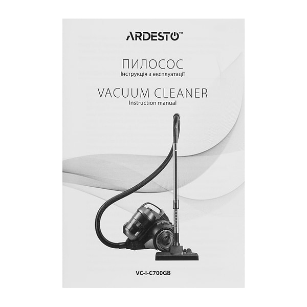 Фото - Пылесос для сухой уборки без мешка Ardesto VC-I-C700GB