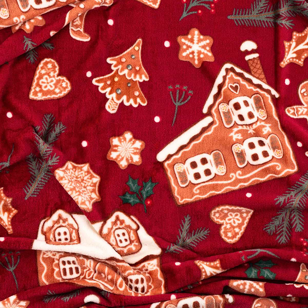 Фото - Плед полуторный Ardesto Christmas Flannel 160х200 см (ART0121PB)