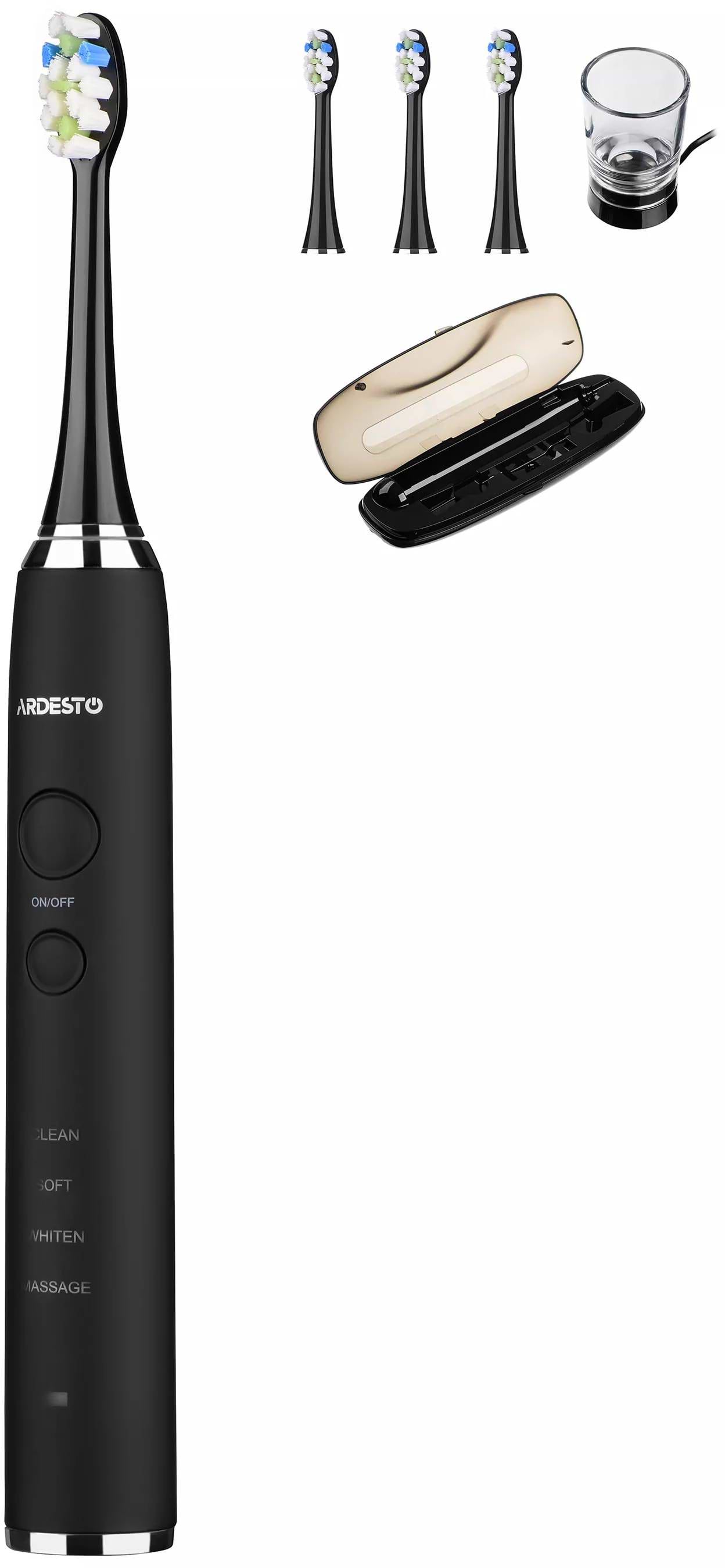 Зубная щетка электрическая Ardesto ETB-212CB Black - Фото 1