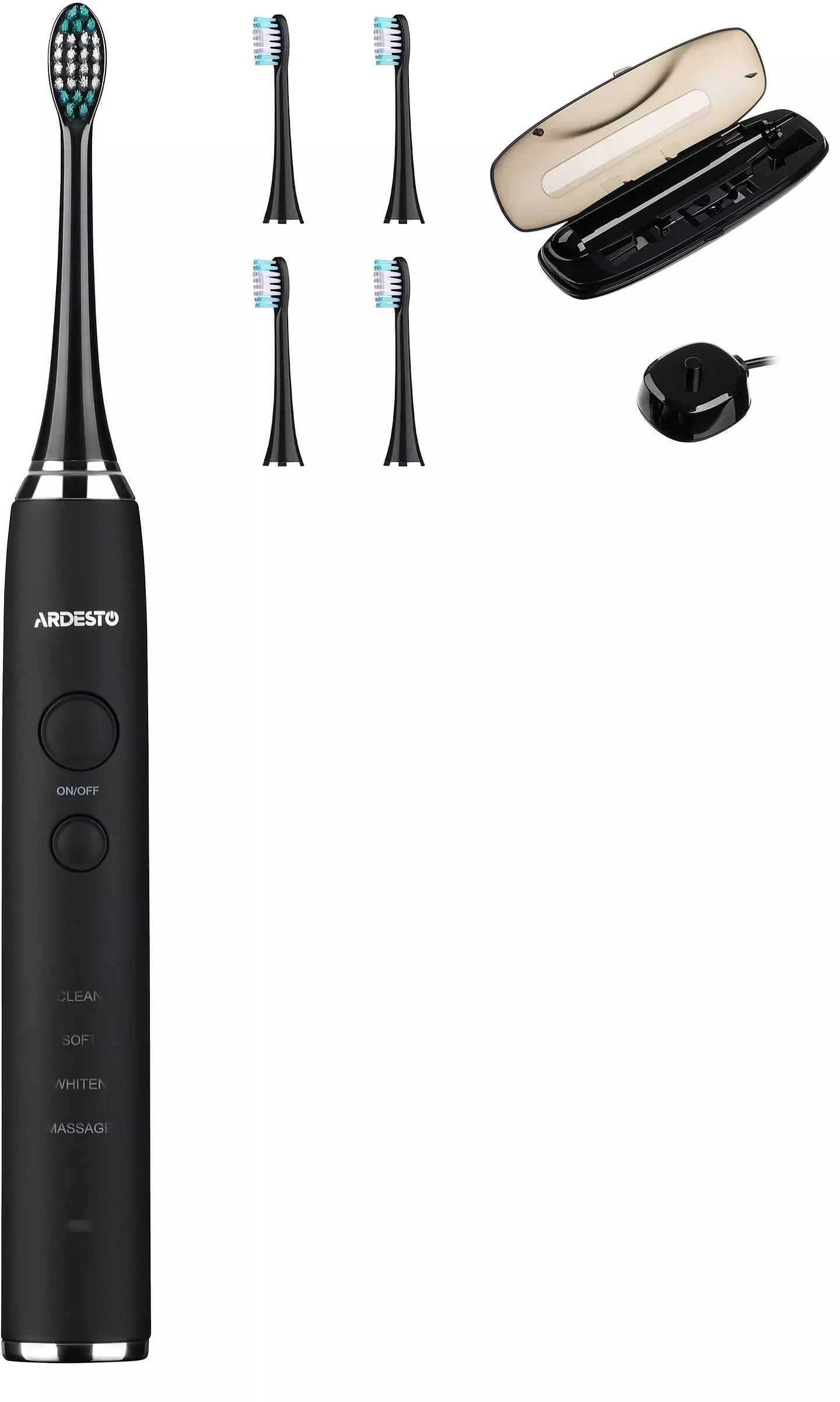 Зубная щетка электрическая Ardesto ETB-211B Black - Фото 1