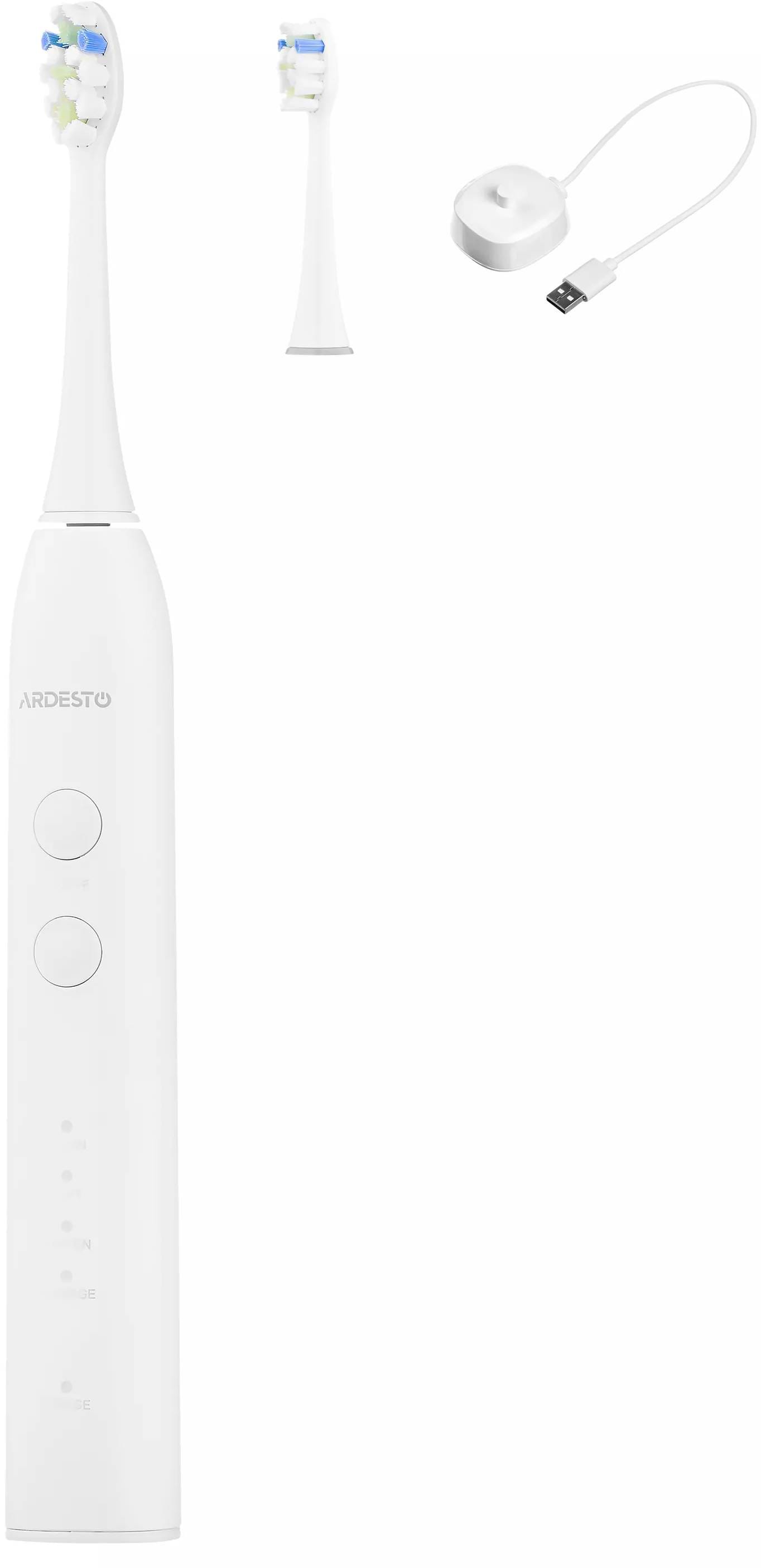 Купить Зубная щетка электрическая Ardesto ETB-112W White - Фото 1 Зубная щетка электрическая Ardesto ETB-112W White - Фото 1