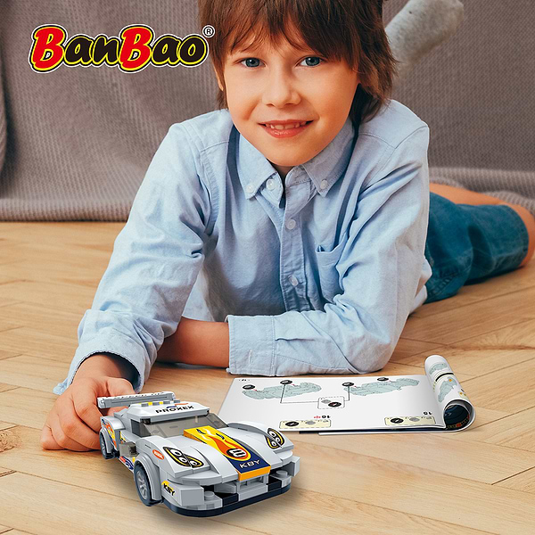 Фото - Пластиковый конструктор Banbao Скоростные гонки (248 эл.) Супер авто (ET836)