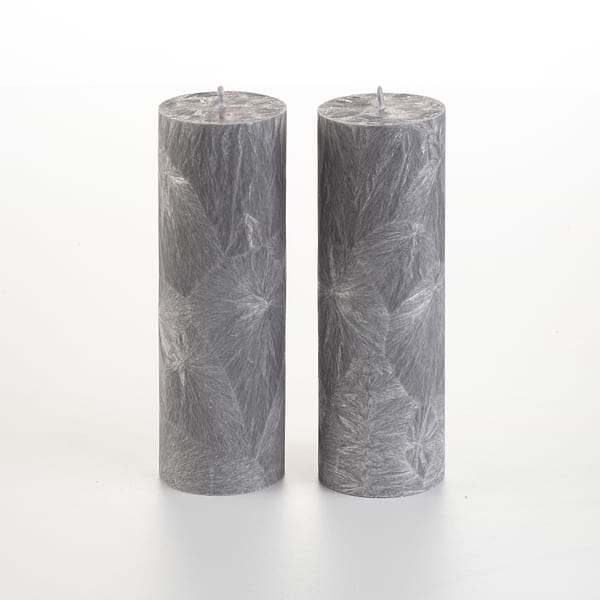 Фото - Свеча декоративная CandlesBio цилиндр 70/200 мм Серый (WP09 70/200)