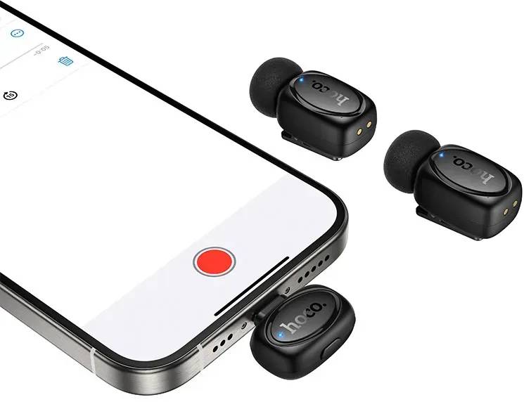 Фото - Микрофон для смартфона HOCO L19 Black (6942007655477)