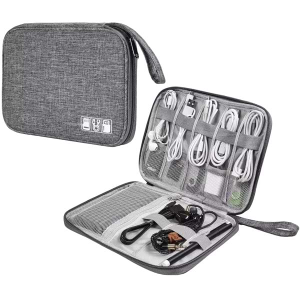 Фото - Органайзер для зберігання кабелів Love You сірий (59003)