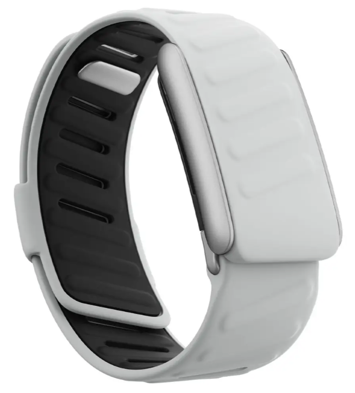 Ремешок для фитнес-браслета Armorstandart Silicone Tech for Whoop MG Grey with Silver (ARM93102)