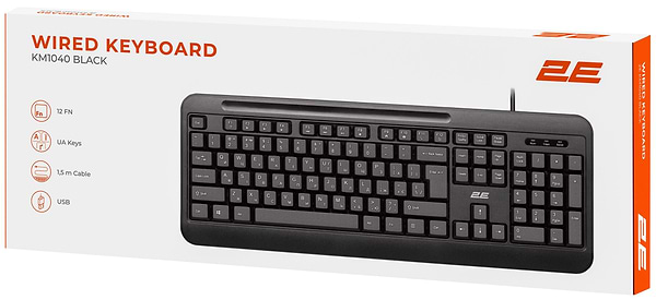 Фото - Клавиатура проводная 2E 2E-KM1040UB_UA