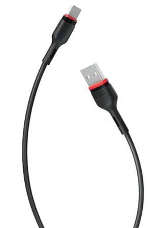 Кабель синхронізації даних XO NB-P171 2.4A micro Black (6920680873661)