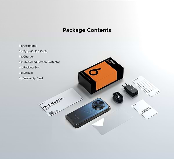 Фото - Смартфон Doogee Fire 6 6/256Gb Blue (с тепловизором)
