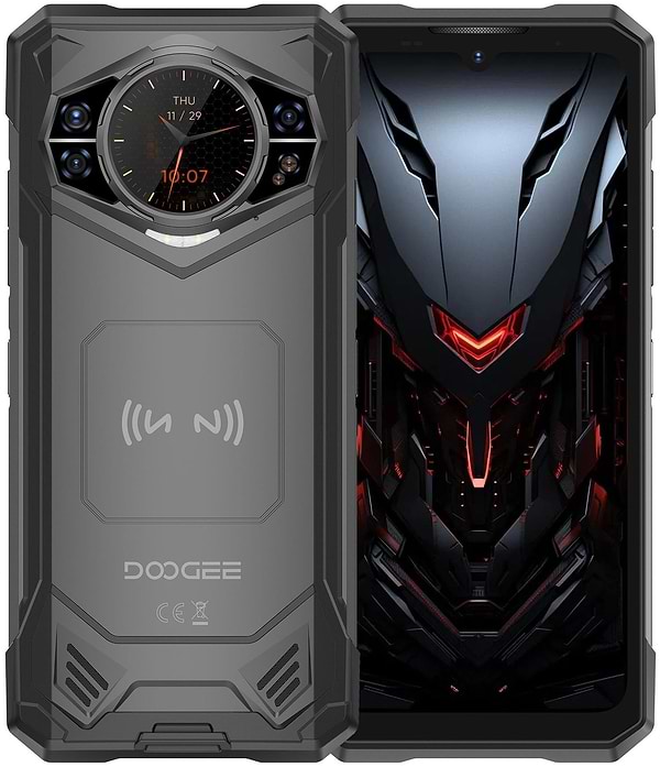 Фото - Смартфон Doogee S200X 5G 12/512Gb Black (з тепловізором)