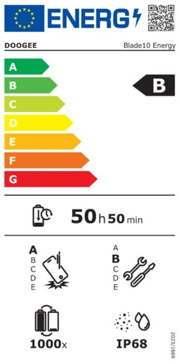 Фото - Смартфон Doogee Blade 10 Energy 4/128GB Red/Blue