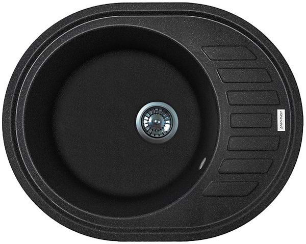 Фото - Мойка кухонная Adamant Ovum черный (1824296100403)