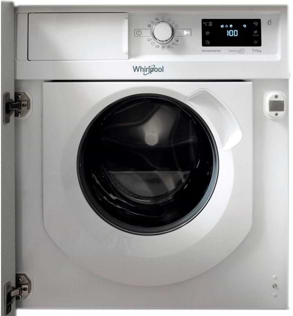 Фото - Стирально-сушильная машина встраиваемая Whirlpool BIWDWG75148UA