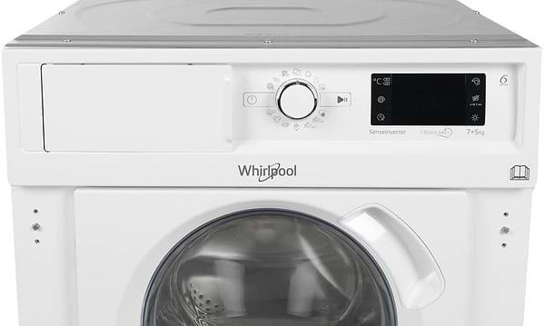 Фото - Стирально-сушильная машина встраиваемая Whirlpool BIWDWG75148UA
