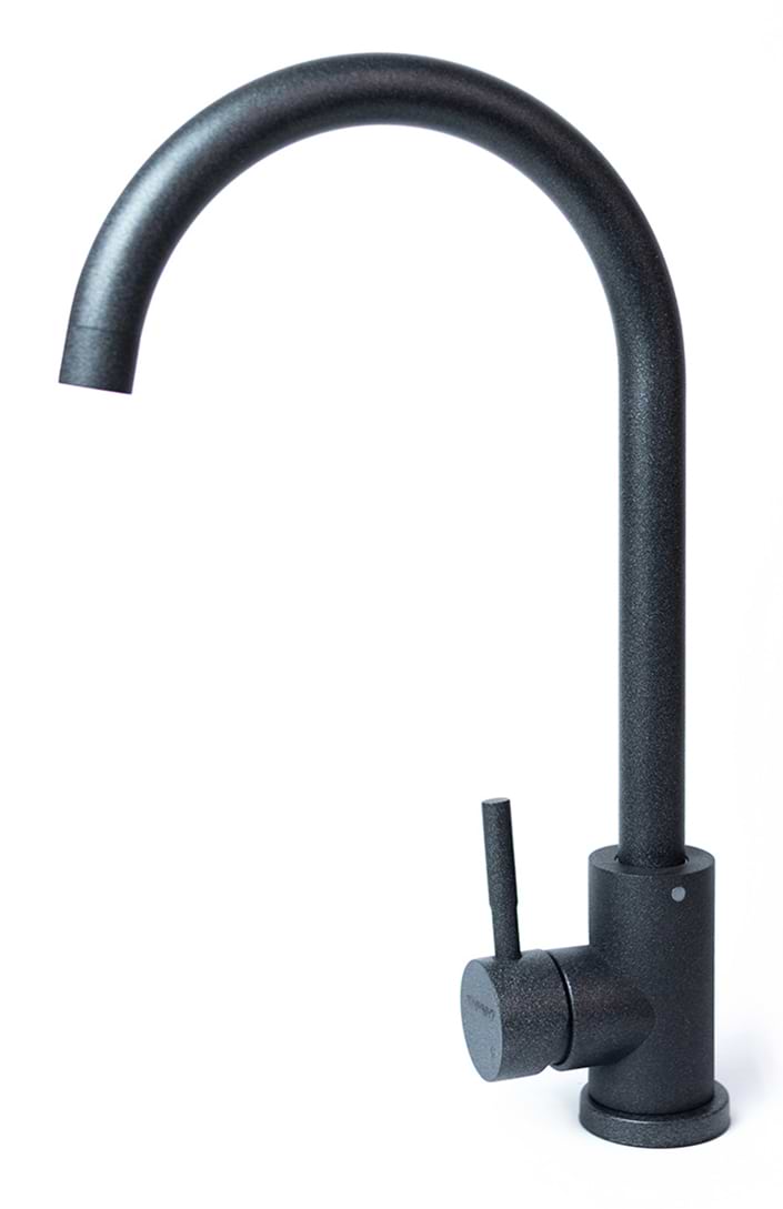 Фото - Мийка кухонна+змішувач+дозатор Adamant Anila графіт (182496900313)