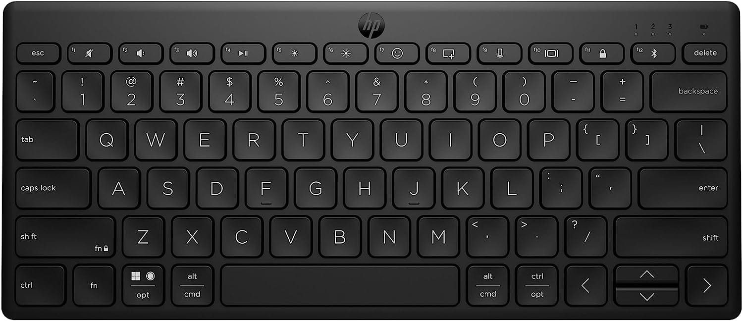 Клавіатура бездротова HP 350 Compact Multi-Device BT UKR Black (692S8AA) - Фото 1