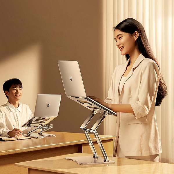 Фото - Підставка під ноутбук RTAKO RS-CP75D 3-Level ROTATING (6930539537293)