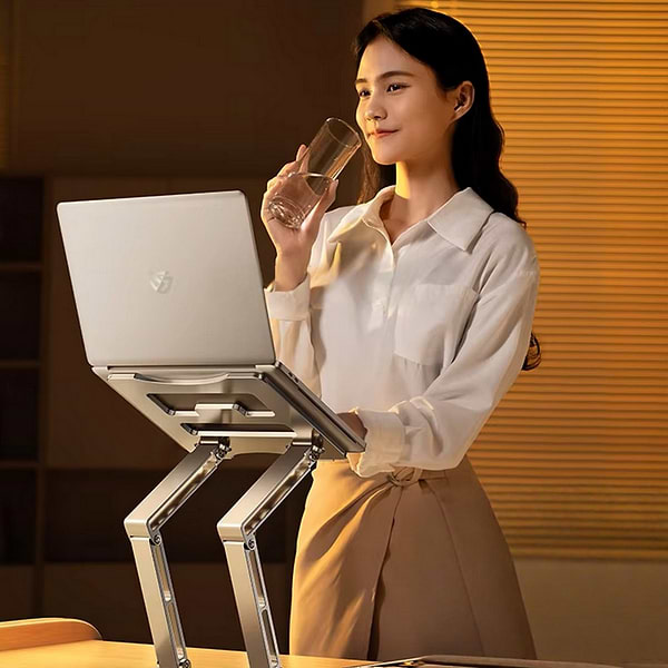 Фото - Підставка під ноутбук RTAKO RS-CP75D 3-Level ROTATING (6930539537293)