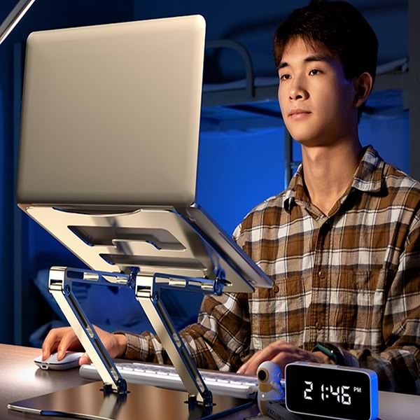 Фото - Підставка під ноутбук RTAKO RS-CP75D 3-Level ROTATING (6930539537293)