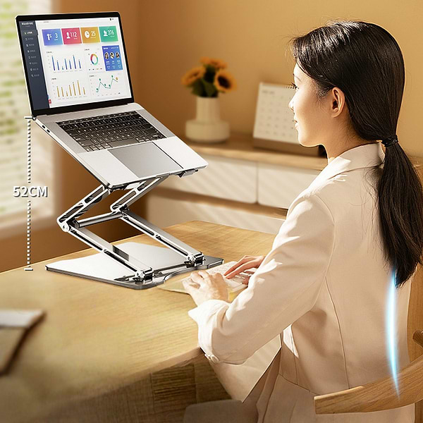 Фото - Підставка під ноутбук RTAKO RS-CP75D 3-Level ROTATING (6930539537293)