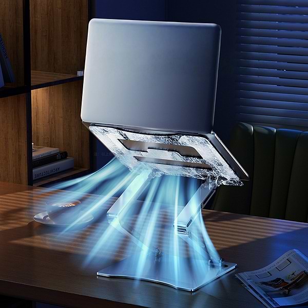 Фото - Підставка під ноутбук RTAKO RS-CP75D 3-Level ROTATING (6930539537293)