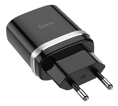 Мережевий зарядний пристрій HOCO C12Q Smart QC3.0 charger 18W Black (6931474716255)