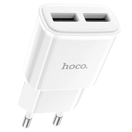 Сетевое зарядное устройство HOCO C88A 12W White (6931474749499)