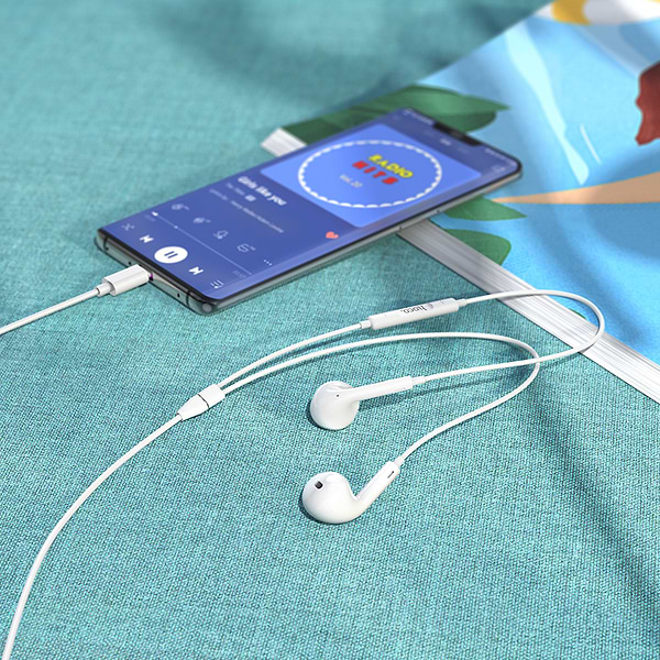 Фото - Наушники вкладыши проводные HOCO M1 Max White (6931474754707)