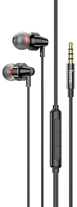 Навушники вкладиші дротові HOCO M90 Black Shadow (6931474759351)