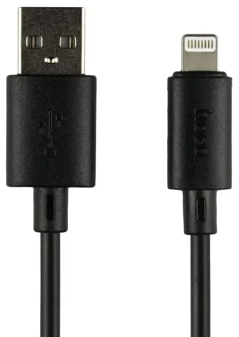 Кабель синхронізації даних HOCO X88 Gratified USB - Lightning  (M/M), 1 м, Black (6931474783301)