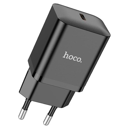 Фото - Сетевое зарядное устройство HOCO N27 PD20W charger Black (6931474783448)