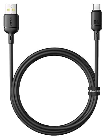 Купити Кабель синхронізації даних Baseus Silky USB - USB Type-C (M/M), 2.4A, 1 м Black (6932172668747) - Фото 1 Кабель синхронізації даних Baseus Silky USB - USB Type-C (M/M), 2.4A, 1 м Black (6932172668747) - Фото 1