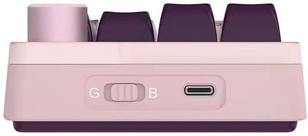 Фото - Клавіатура бездротова ігрова KZZI K20 Wireless Keypad UA\ENG Nezuko Purple (6935280823114)