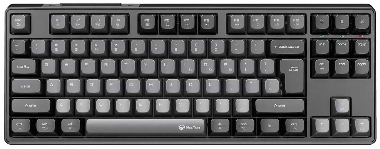 Клавиатура проводная игровая Meetion MK14 Bluetooth/USB Type-C Black (MT-MK14-A-RUA)