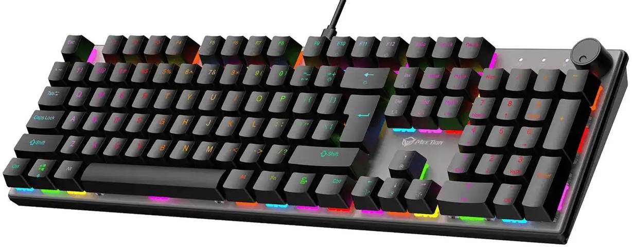 Клавіатура дротова ігрова Meetion MK009 PRO BLACK (MT-MK009PRO-W-RUA)