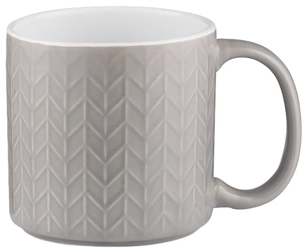 Фото - Чашка Ardesto Francesca 360 мл серый светлый (AR3482G)