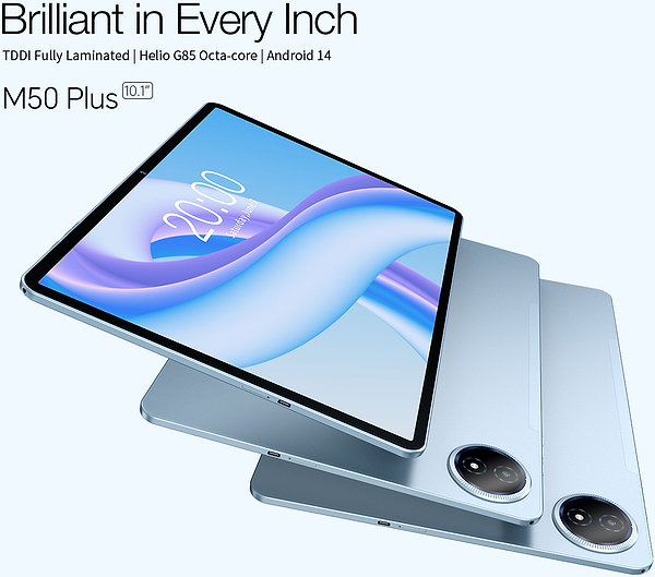 Фото - Планшет Teclast M50 Plus 10.1” FHD 6/128GB LTE Powder Blue