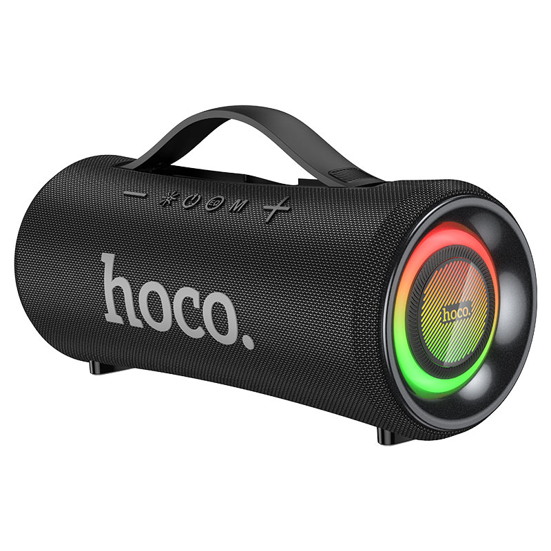 Портативная акустика HOCO HA10 Oleada outdoor BT speaker black (6942007635608)