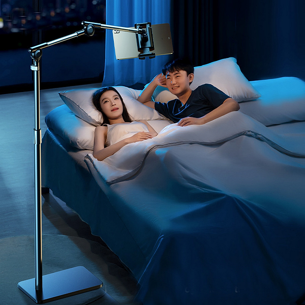 Фото - Держатель для планшета RTAKO LD057 1.8M Three-axis Turbine Self-locking Lazy Bracket Black (6942063205890)