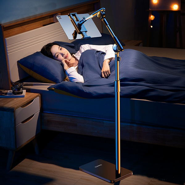 Фото - Держатель для планшета RTAKO LD057 1.8M Three-axis Turbine Self-locking Lazy Bracket Black (6942063205890)