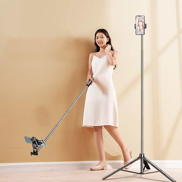 Фото - Трипод для селфи RTAKO ZP220 Pro Ultra-Wide Angle Selfie Stick Black (6942063213376)