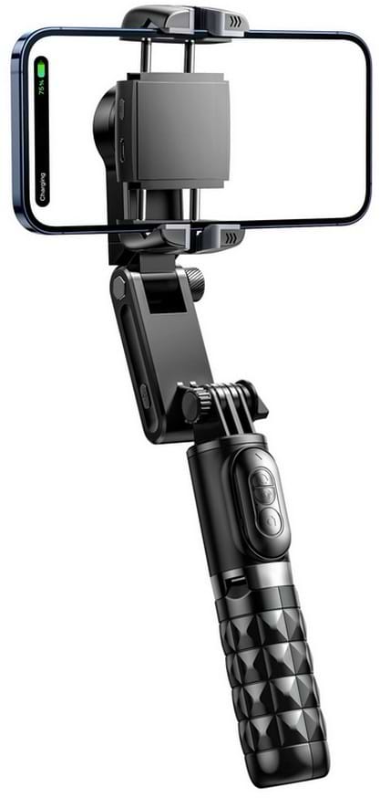Трипод для селфі RTAKO Q10R MINI Clip selfie stick Black (6942063215332) - Фото 1