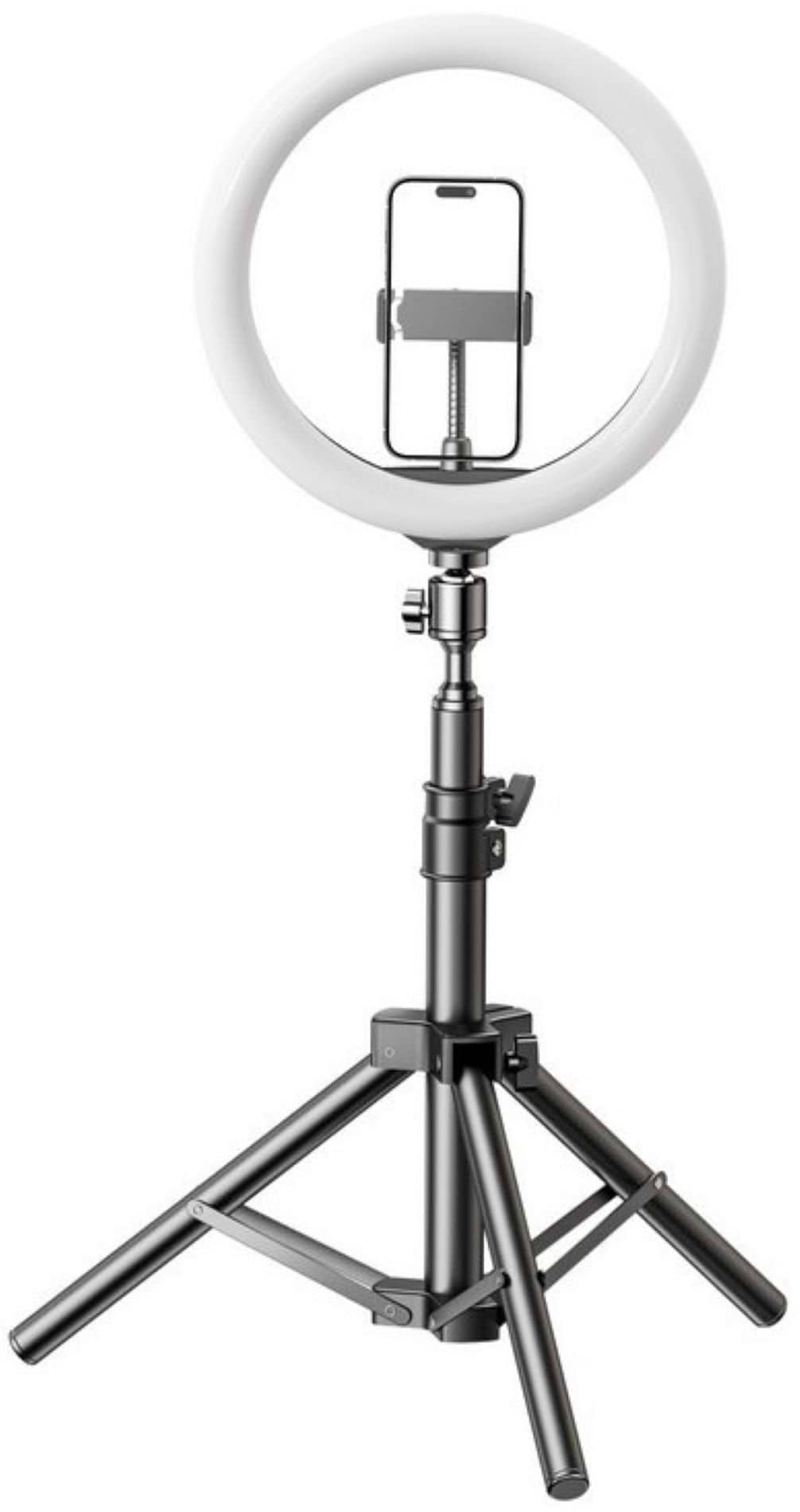 Набір для блогера RTAKO ZJ-ZBT01 Live Streaming Stand with Ring Light and Floor Tripod (6942063215400) - Фото 1