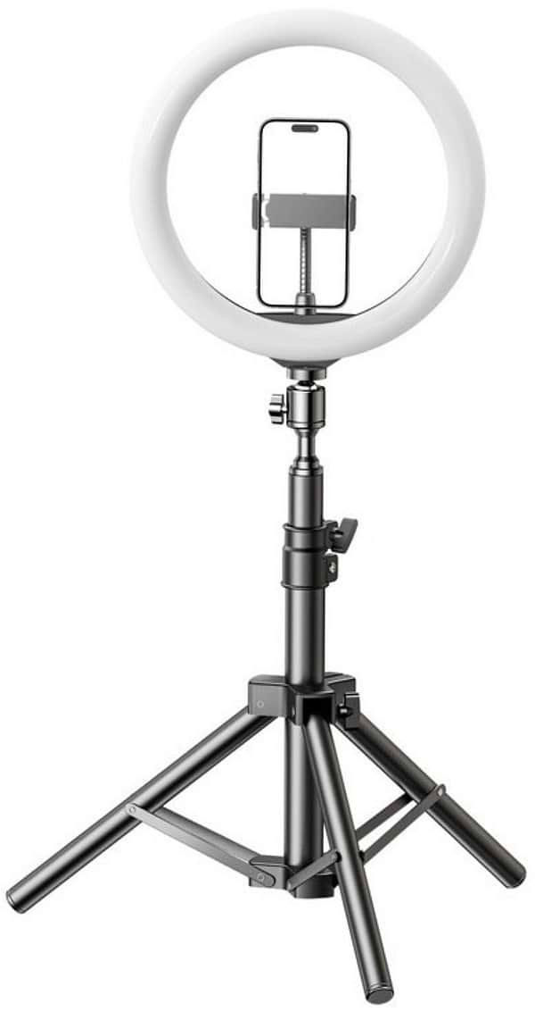 Фото - Набір для блогера RTAKO ZJ-ZBT01 Live Streaming Stand with Ring Light and Floor Tripod (6942063215400)