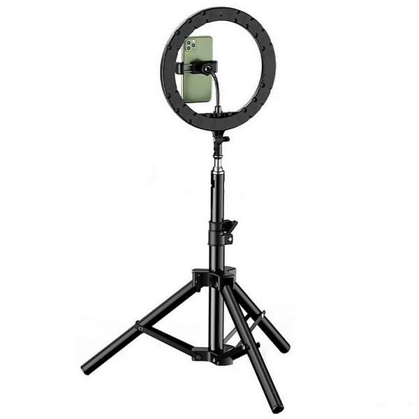 Фото - Набір для блогера RTAKO ZJ-ZBT01 Live Streaming Stand with Ring Light and Floor Tripod (6942063215400)