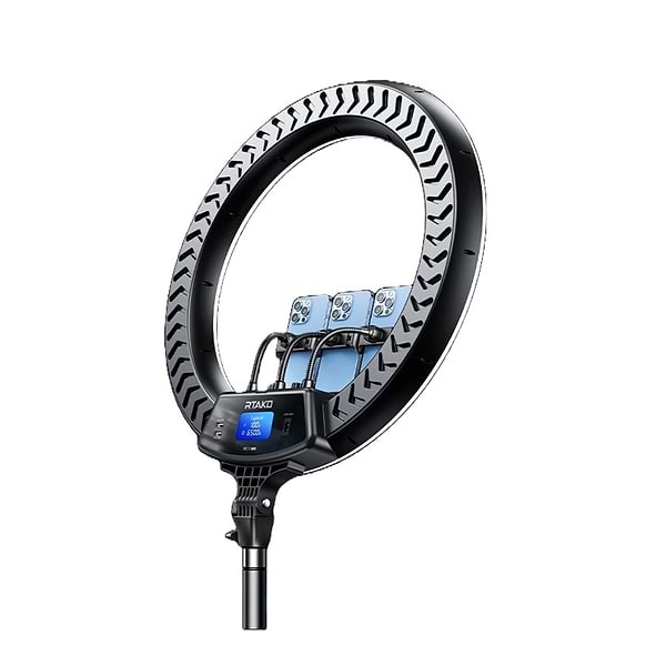 Фото - Кільцева лампа RTAKO AR-GTB01-22S 22'' digital display Right Light (6942063218616)